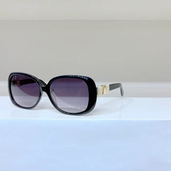 Овална Черна Дограма, с Бяла Тапицерия, Градиентные лещи, с високо качество Дамски Слънчеви очила 5223, Модерни Мъжки слънчеви Очила по Рецепта