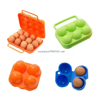 Окото Кутия За Съхранение На Яйца Преносим Пластмасов Държач За Яйца Контейнер Организатор