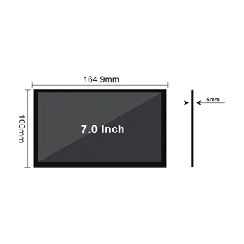 Оригинален Innolux AT070TN92 RGB 50 контакти LCD Дисплей Панел Дисплей 7 инча 800x480 Със сензорен панел за Управление на Яркост 250