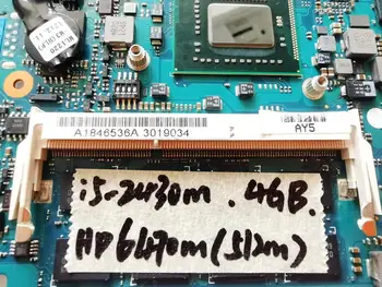 Оригиналната дънна платка за лаптоп SONY MBX-237 MBX-237 I5-2430M 4GB HD6470M 512M A1846536A V032 1P-0117J01-A012 тестван добре