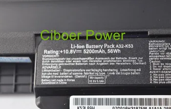 Оригиналът на нова Батерия за лаптоп, A32-K53 X44L X53E X43B K53S A53S A43S X84H X43L на Батерията