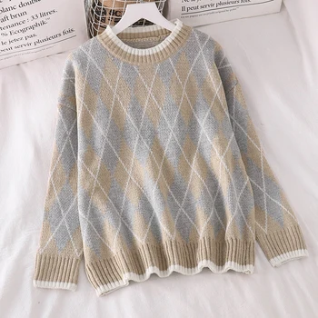 Отстъпка едро 2021 пролет есен нов модерен случайни топло красиви женски Пуловер женски OL harajuku пуловер Vt149