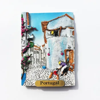 Португалия Пътуване Стикери за Хладилник Творчески Португалия Туристически Сувенири, Магнитни Стикери за Обяви Магнити за Хладилник