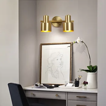 Постмодернистская самоличността на скандинавски минималистичен дизайнерски баня спалня обектив светлината на прожекторите кабинет модерен стенен лампа, 9995