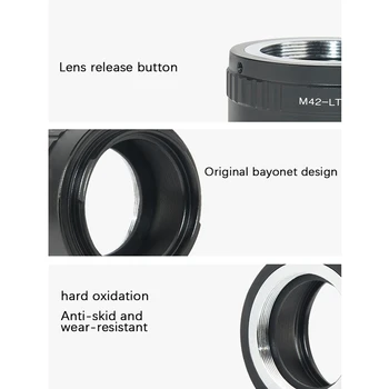Преходни пръстен за обектива HTHL-M42-L/T за обектив M42 към Leica SL SL2 TYP701 Panasonic S5 L Порт микро-еднократно