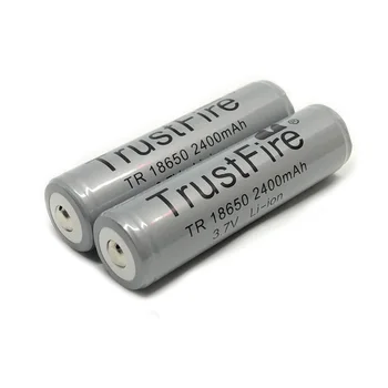 Продажба на едро TrustFire Protected TR 18650 2400 mah 3,7 На Литиева Акумулаторна Батерия Камера Фенерче Акумулаторна Батерия с печатна платка