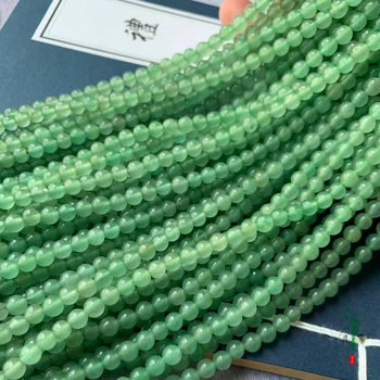 Продажба на едро Зелен Авантюрин Rondelle Насипен Камък Кръгли Мъниста от 4-10 мм, Подходящи Бижута направи си САМ Колиета или Гривни 15