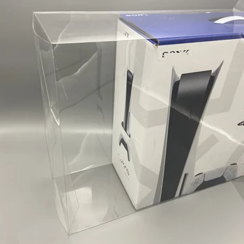 Прозрачна Защитна Кутия За Конзолата на Sony PS5, се Събират Кутии За Игрални Черупки PlayStation 5, Прозрачна Витрина