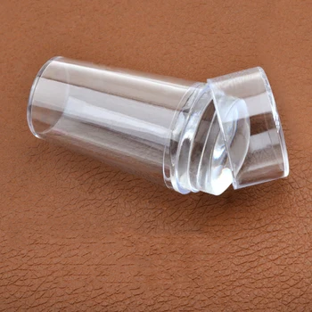 прозрачни силиконови плоча за релеф нокти комплект Jelly Шаблони шаблон печат стампер стъргало За бърз френски маникюр съвет аксесоари