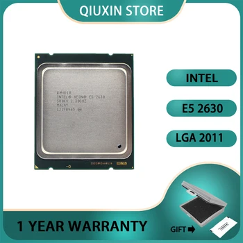 Процесор Intel xeon e5 2630 SR0KV 2,3 Ghz 7,2 RM/с ПРОЦЕСОР 15 MB seis CORE E5-2630 Процессор нормална работа LGA2011