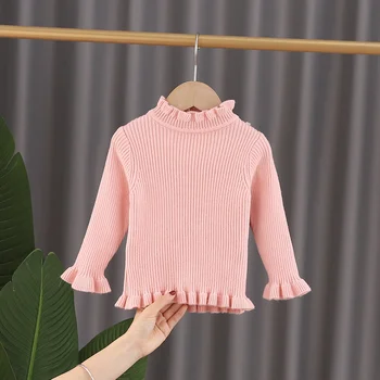 Пуловер За момичета и Момчета, детски палта, Връхни дрехи 2022 г. на разположение, плюс Кадифе Плътни Топли зимни Есенни Възли Блузи, Памучни бебешки детски
