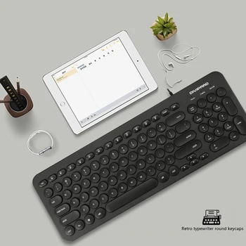 Пънк лаптоп тъпо мултимедиен офис жични клавиатура