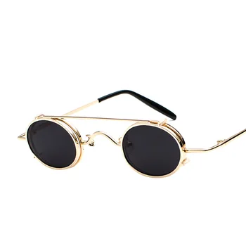 Реколта Дизайнерски Слънчеви Очила 2018 Класически Слънчеви Очила За Мъже и Жени На Клипсах Модерни Очила с Унисекс Стилни Слънчеви Очила с UV400