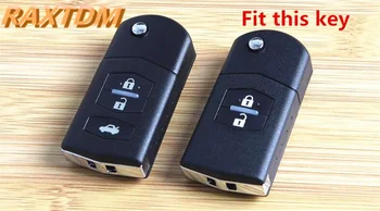 Силиконови защитни етикети за ключове на автомобил, калъфи за Mazda 2 3 5 6 8 Atenza CX5 CX-7 И CX-9 MX-5 И RX, ключодържатели, 2 3 бутон