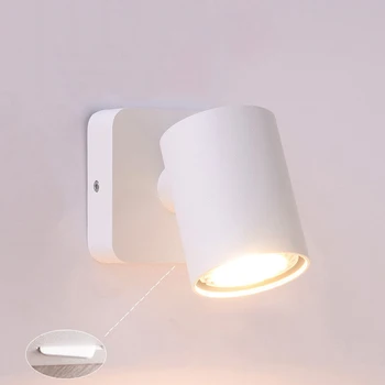 Скандинавски LED монтиран на стената Лампа за Всекидневната, Стенни лампи, Декорация Спални, Баня, нощна светлина за Четене, Осветление, Минималистичен Декор