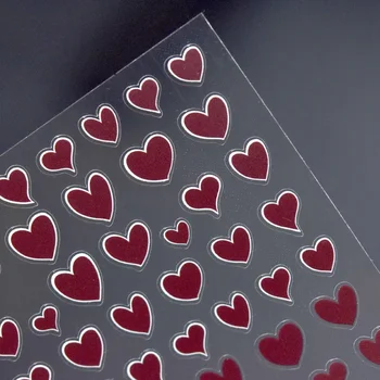 Сърцето и Звездата на Стикер За Нокти 3D Гравирано Стикери За Нокти високо качество на Декорации За Нокти, Стикери За Нокти Дизайн