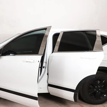 Тампон Върху Централната Багажник Прозореца на Колата За Honda CRV CR-V 2017-2019, Ленти за прозорец Рафтове от неръждаема Стомана