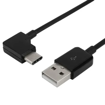 Тип USB C 100 см 1 м 2 м 3 м-Къс Кабел На 90 Градуса Правоъгълен USB Type-C 3,1 Свързващ Проводник C USB Кабел За MacBook/Xiaomi 4C