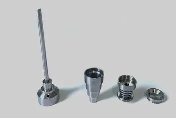 Титанов Восъчни Инструменти за мъже и жени, 10 мм/14 мм /18 мм с 6 Дупки Тип с Хранителни Силиконов пълнеж