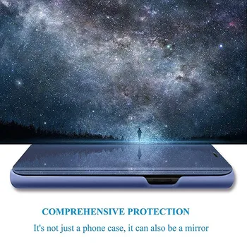 умен флип калъф за Samsung Galaxy A21S, Огледален Кожен защитен калъф за Samsung Галакс А21 S A S 21 21S samsun A21c на седалките