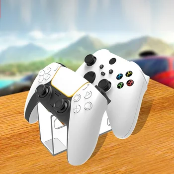 Универсална Скоба За Sony PS4 PS5 Nintendo Switch Геймпад Прозрачна Поставка За Дисплея на Десктоп Седалка Рамка Гейм Контролер Скоба