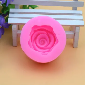 Цветя Цъфтят Роза форма на Силикон Скърпвам Сапун 3D Форма За Торта Cupcake Желе Бонбони, Шоколад за Декорация за Печене Форма на Инструмент