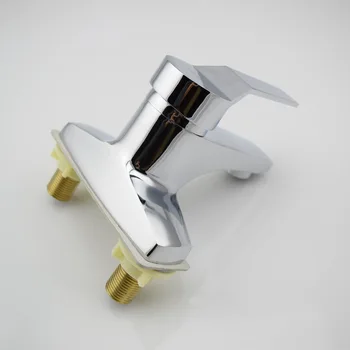 Цинк сплав двойни отношение на кран за мивка с два отвора за смесител за тоалетна мивка санитария за баня на едро с фабрика директно