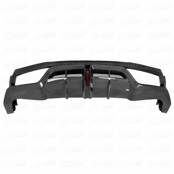Черен Заден дифузьор от въглеродни влакна в стил S с подсветка За Nissan Gtr R35 2017-2021 (JSKNSR508419)