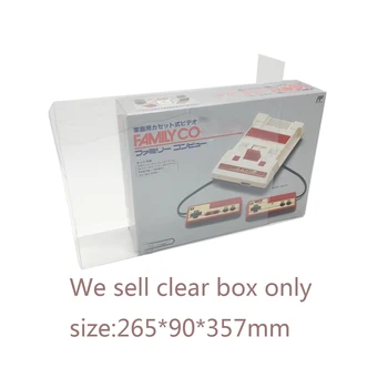 Ясна прозрачна кутия За игрова конзола F C Японската версия Колекция Дисплей Кутия За Съхранение
